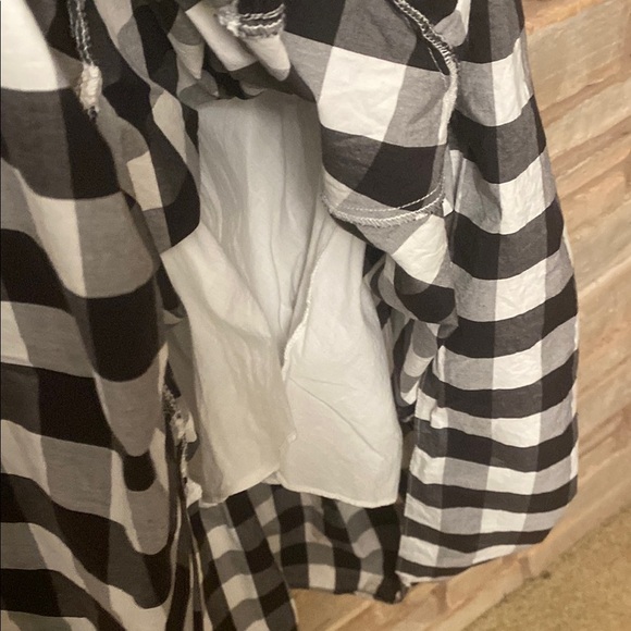 J. Crew Black and White Checkered Dress Size 2 (Without the wrap) - Picture 11 of 14